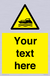 Custom Warning motorised watercraft